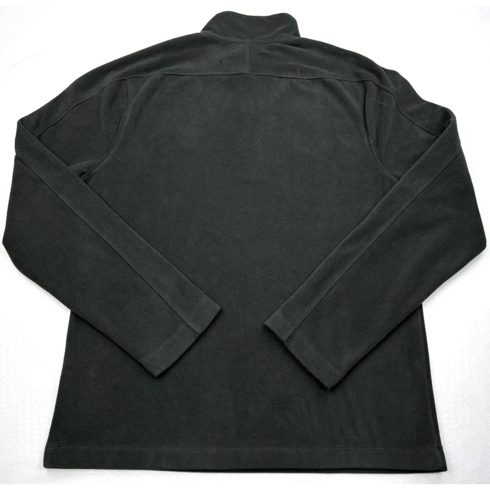 Banana Republic Ultrawarm Fleece Quarter Zip Pullover Mens Small Charcoal Gray